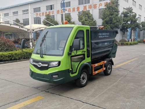 电动环卫车_电动后翻桶清运车